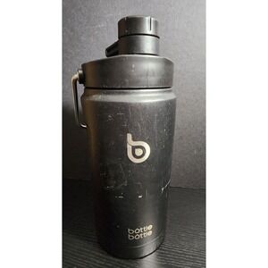 bottle bottle insulated water bottle 64 oz Stainless Black